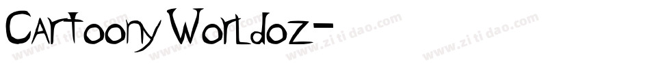 Cartoony Worldoz字体转换